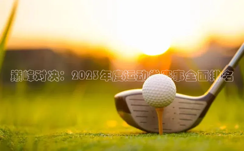 乐虎u66游戏平台入口普信公司巅峰对决：2023年度运动类赛事全面排名