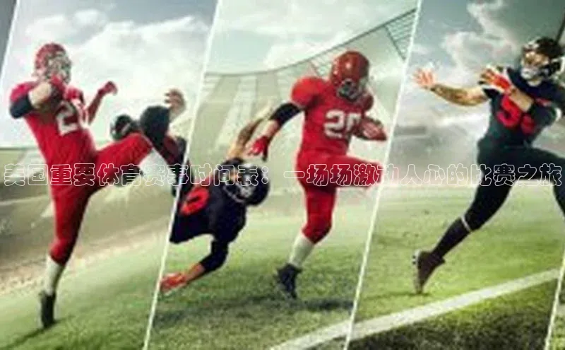 美国重要体育赛事时间表：一场场激动人心的比赛之旅